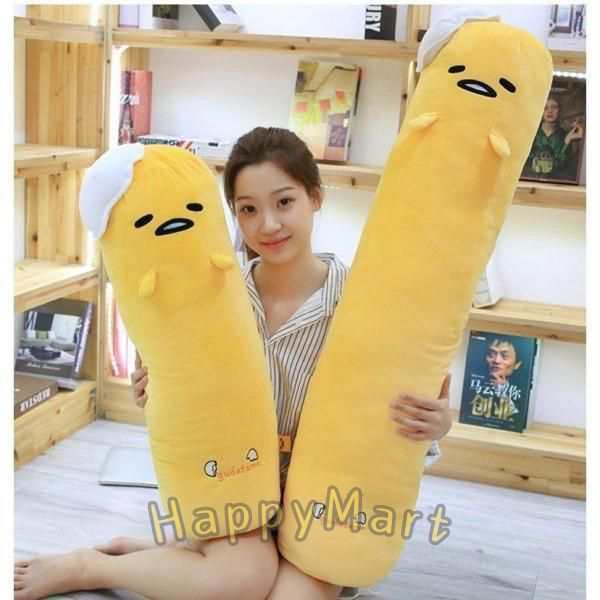 夏ギフト いぐるみ 抱きまくら 抱き枕 長いクッション ぐでたま 風 かわいい 安眠グッズ お昼寝 彼女 誕生日 子供 プレゼント ギフト 68cm/110cm